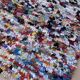 Moroccan carpet boucherouite colored - 117 x 159 cm