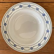 6 antique deep plates in earthenware from Saint-Amand (Nord)