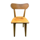 Chaise scandinave bois clair années 70 vintage