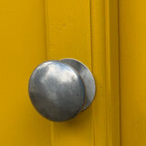 Art Deco yellow ochre Parisian buffet