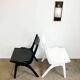 Set of 4 stacking chairs by Casala, beech, 1950s