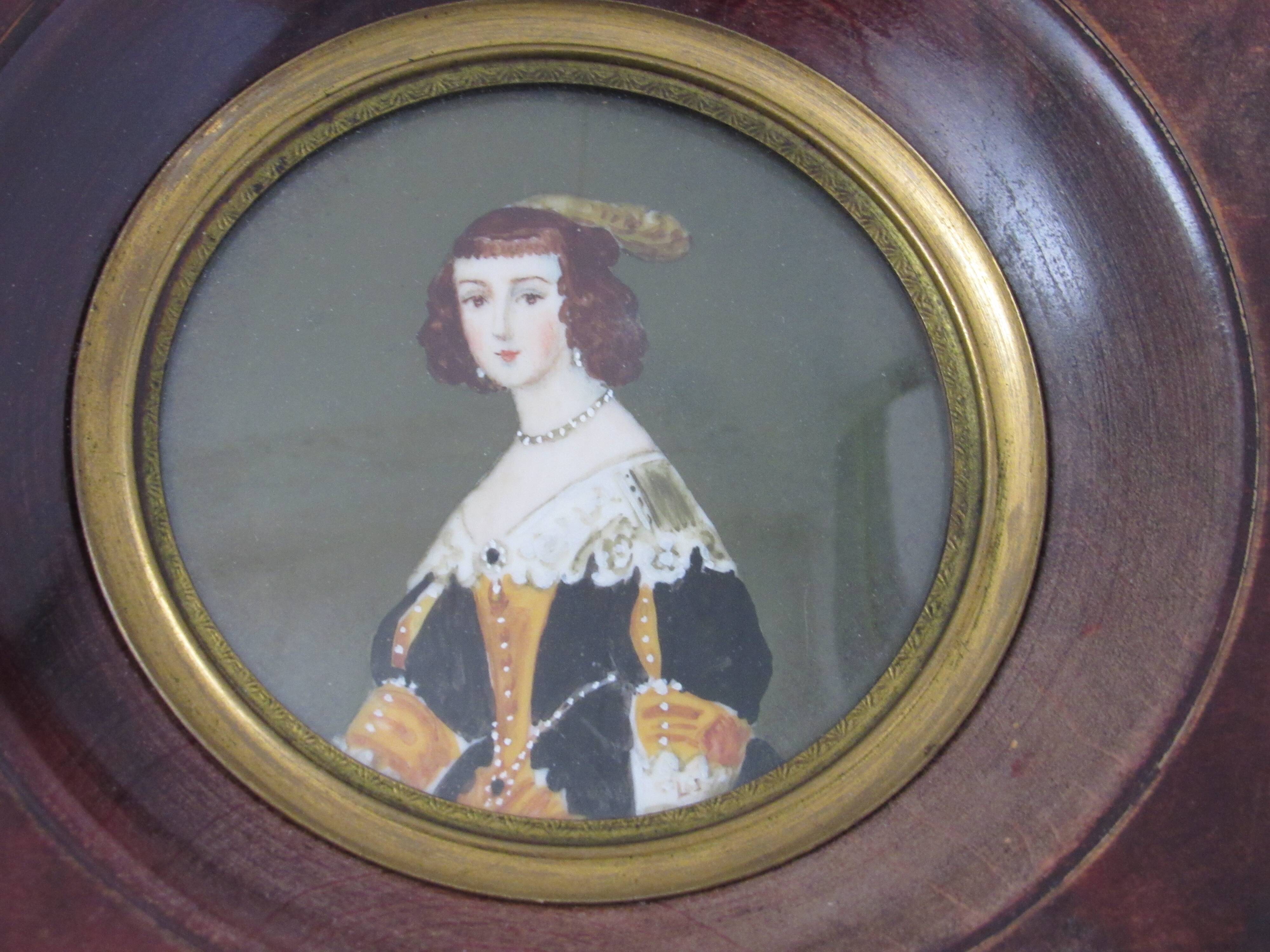 Tableau miniature peinture à la main