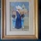Oil painting on canvas board, Rodolfo Marma "The Nuns" Saint-E