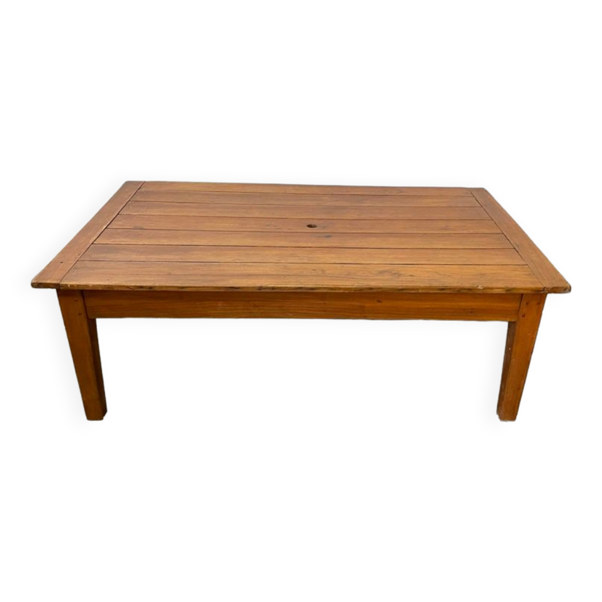 Solid wood coffee table with 1 drawer