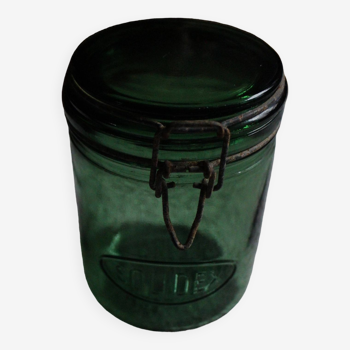 Solidex Green Glass Jar 1 L