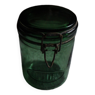 Solidex Green Glass Jar 1 L