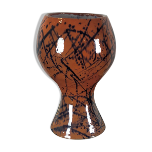 Vase en grès signé Lucien Chevalier