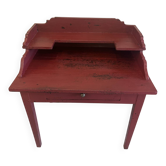 Bureau à gradins ancien en chêne massif
