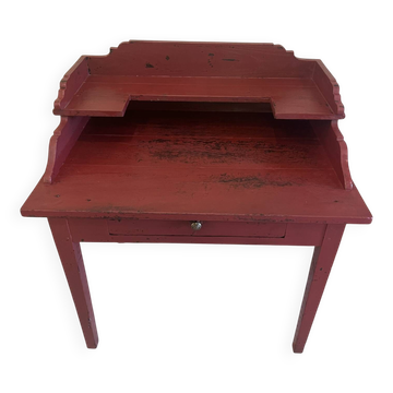 Bureau à gradins ancien en chêne massif