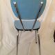 Blue formica chair