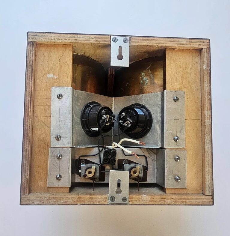 Very rare mid-century wall lamp, Germany, 1970s