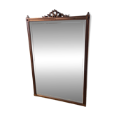 Large trumeau mirror, fireplace mirror in Louis XVI style.