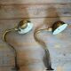 2 industrial wall sconces in brass - Denmark 1970s-80s