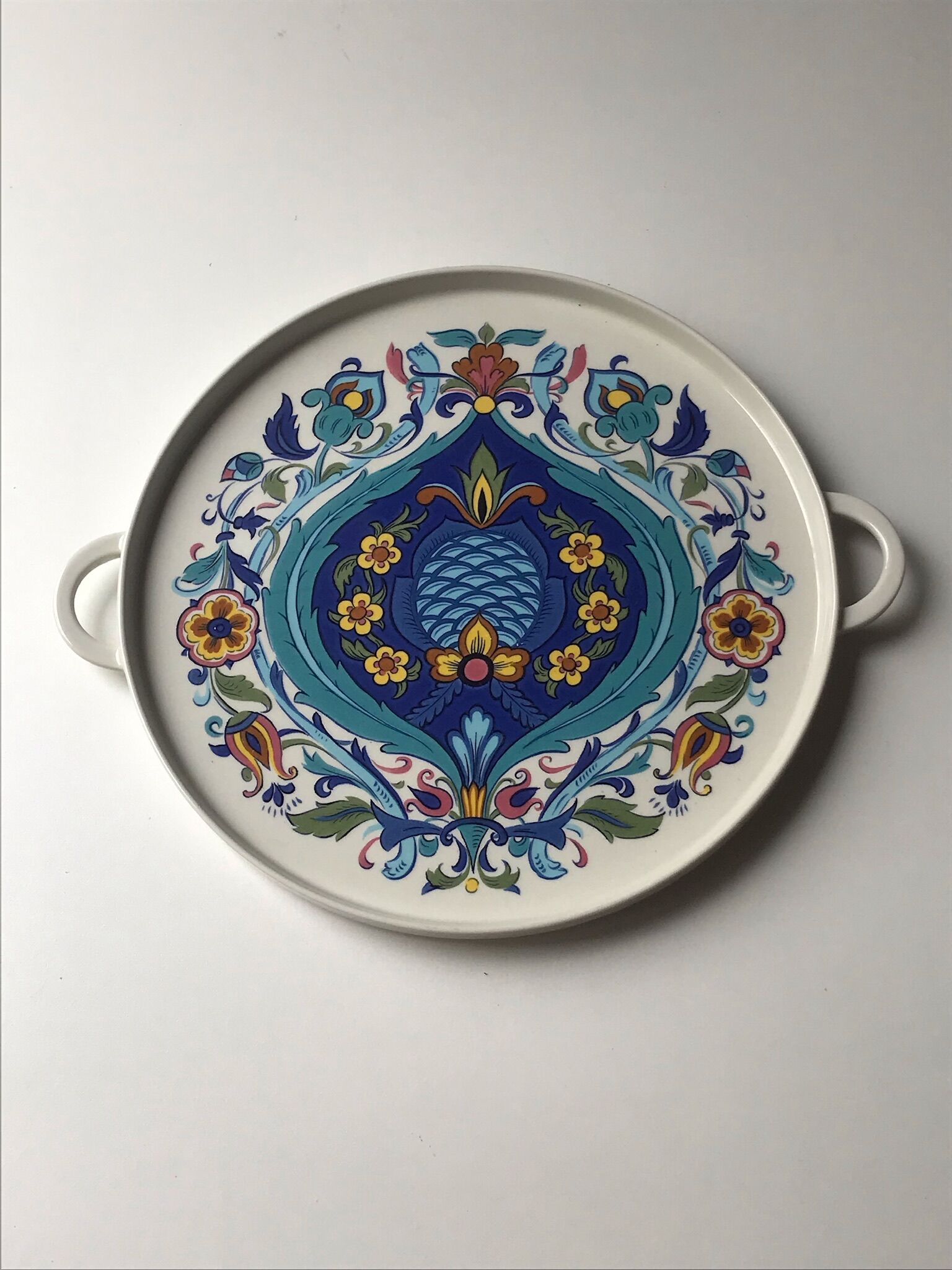Ceramic plate villeroy and boch model izmir 70s