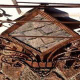 Vestiaire mural Art déco en fer forgé