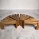 Set of 4 brutalist side tables by Radboud Dittmann, Dittmann & Co. 1970