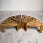 Set of 4 brutalist side tables by Radboud Dittmann, Dittmann & Co. 1970