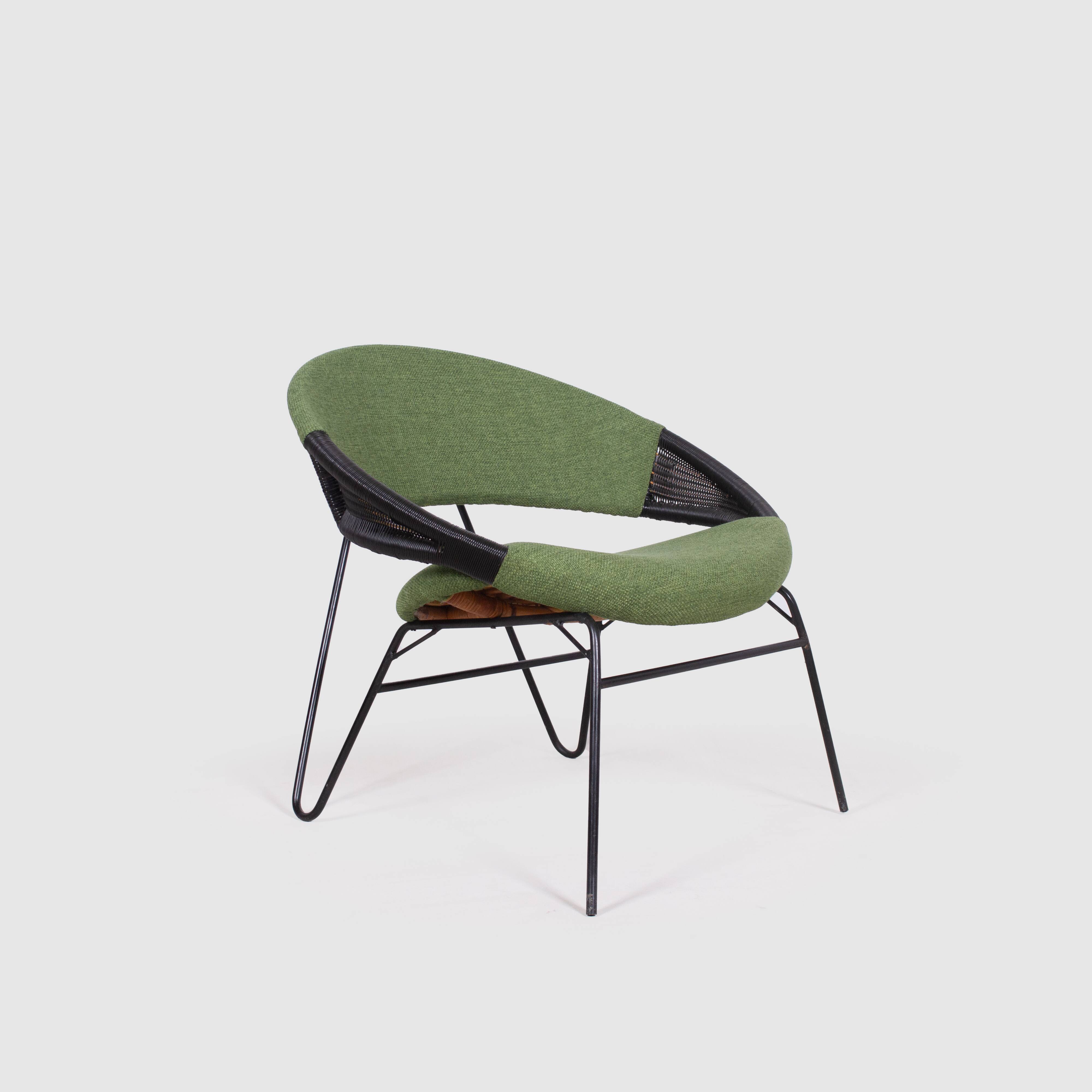 Rattan armchair - Hovmand Olsen - 1955