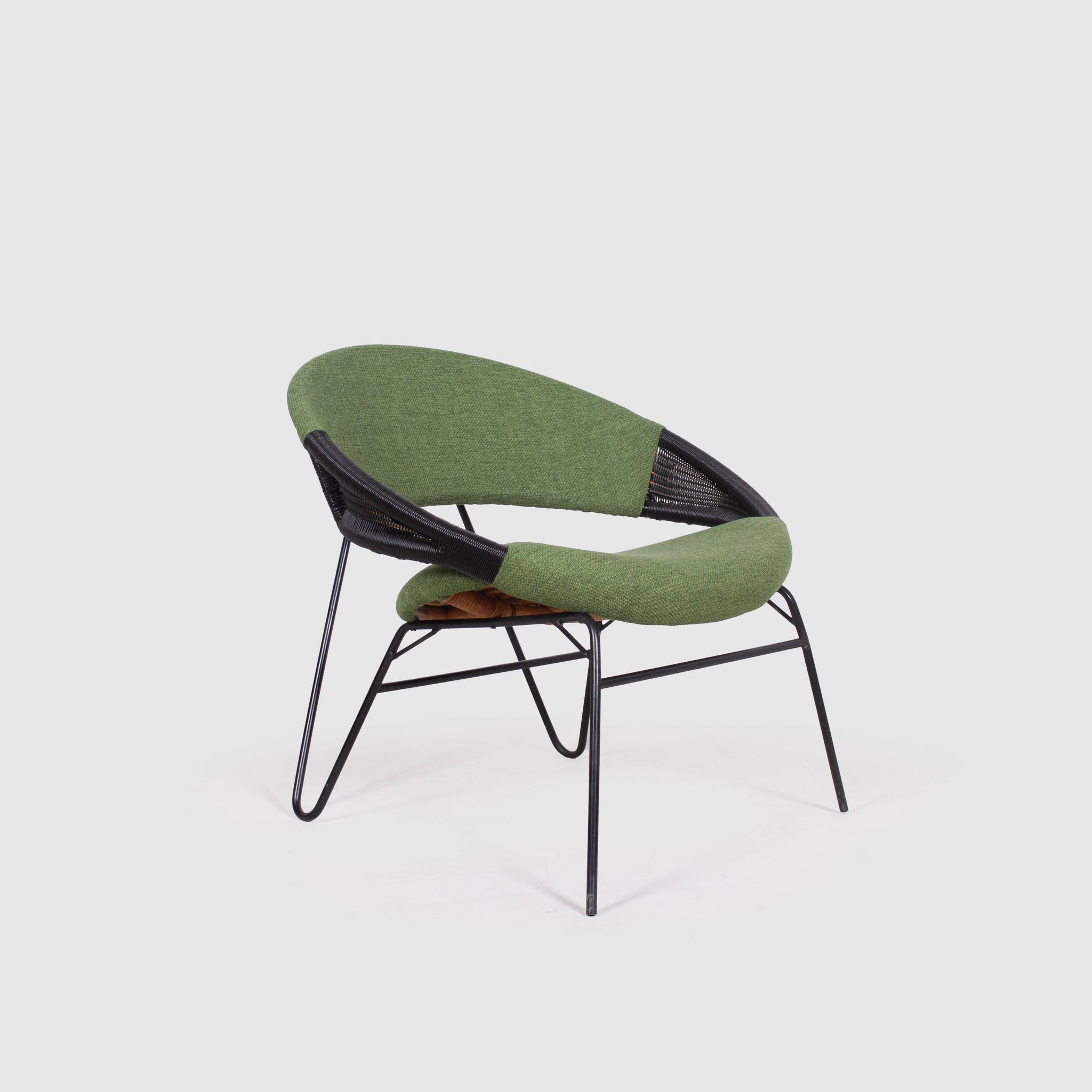 Rattan armchair - Hovmand Olsen - 1955