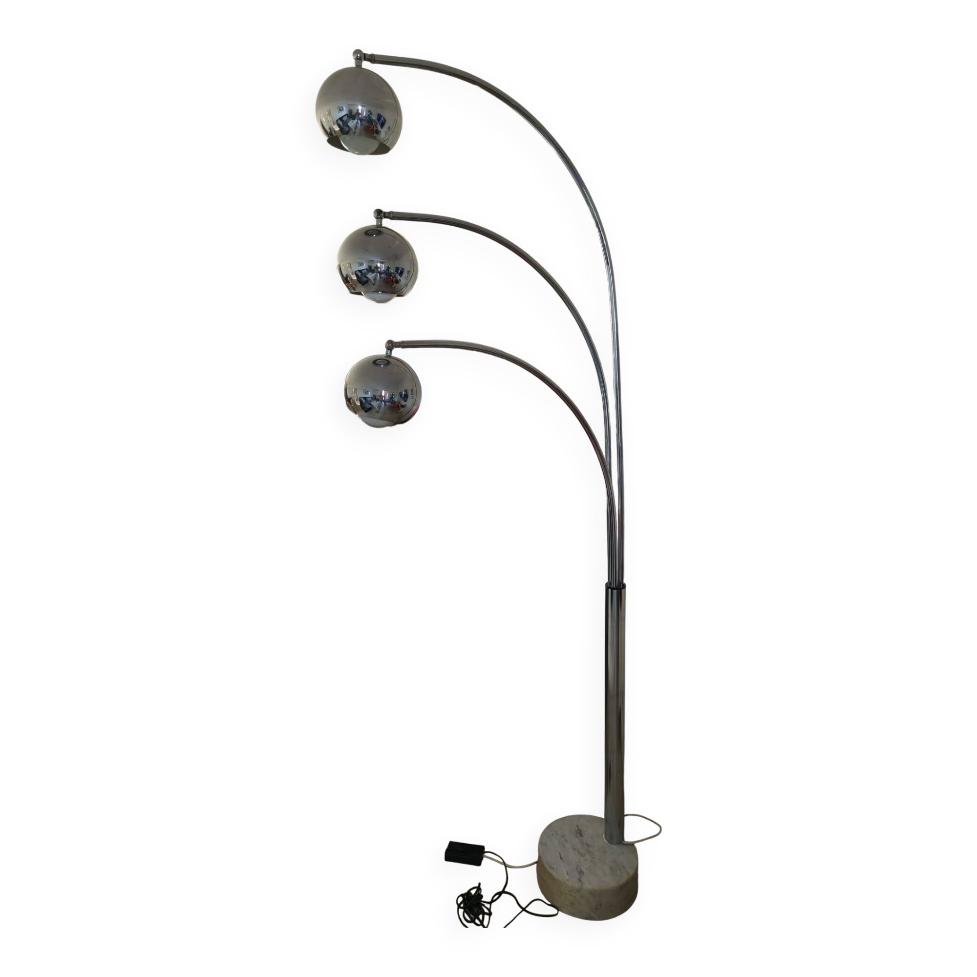Three-Ball Floor Lamp by Goffredo Reggiani, Italy, 1960