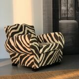 French moustache club chair, 1950s