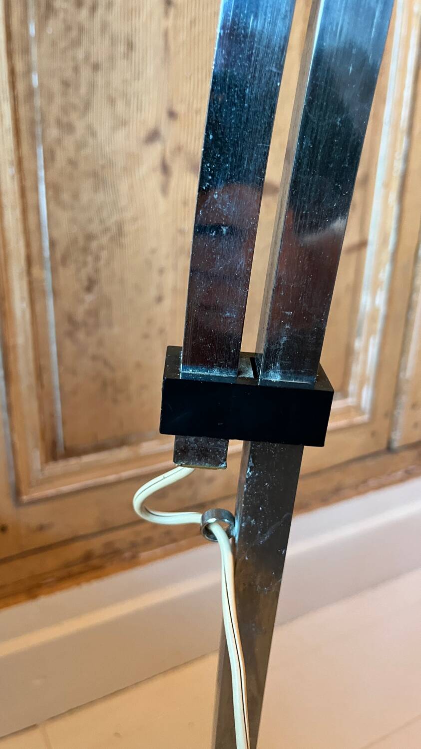 Lampadaire télescopique vintage – design Goffredo Reggiani, années 70