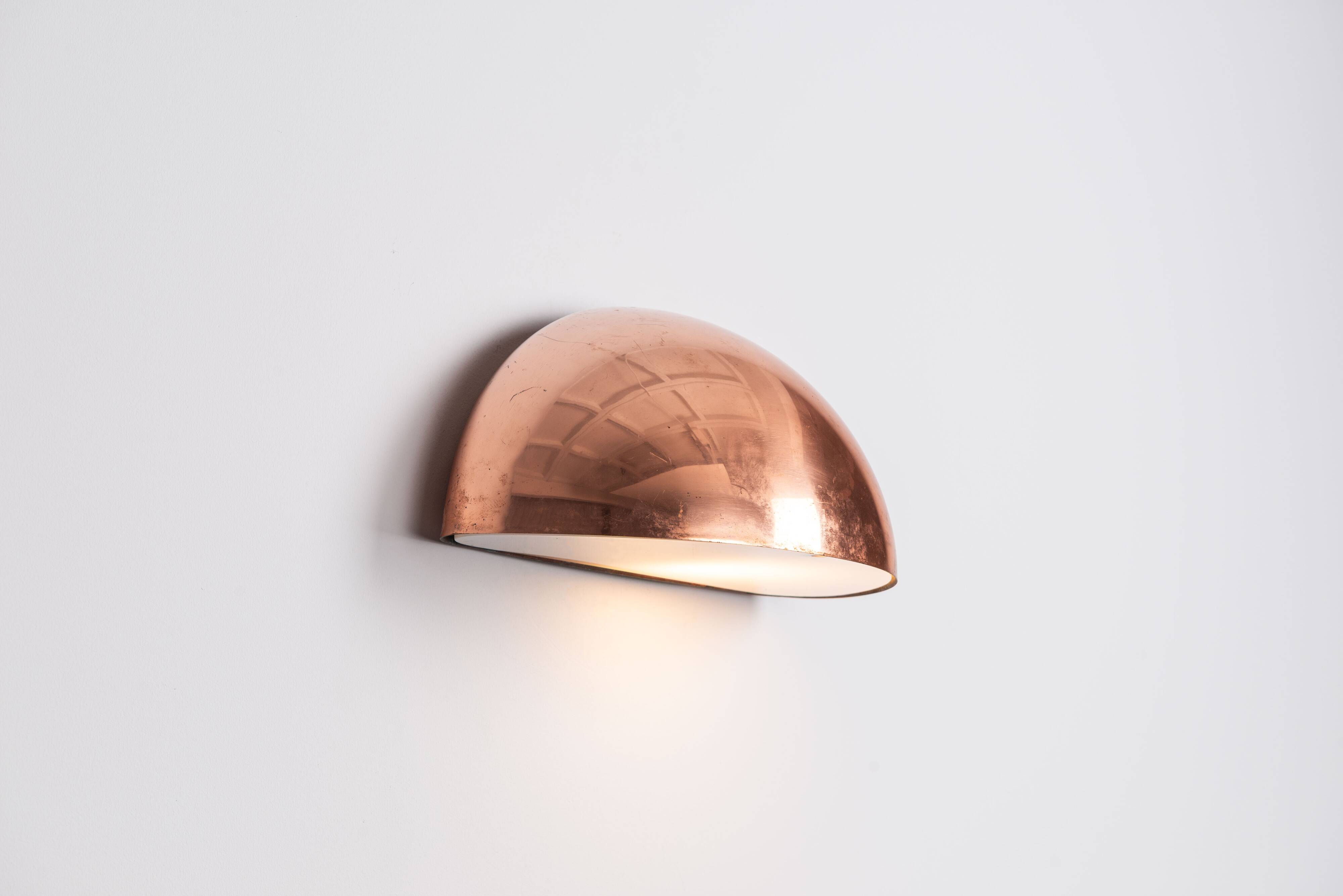 Horn Belysning Type 6650 wall lamp in copper