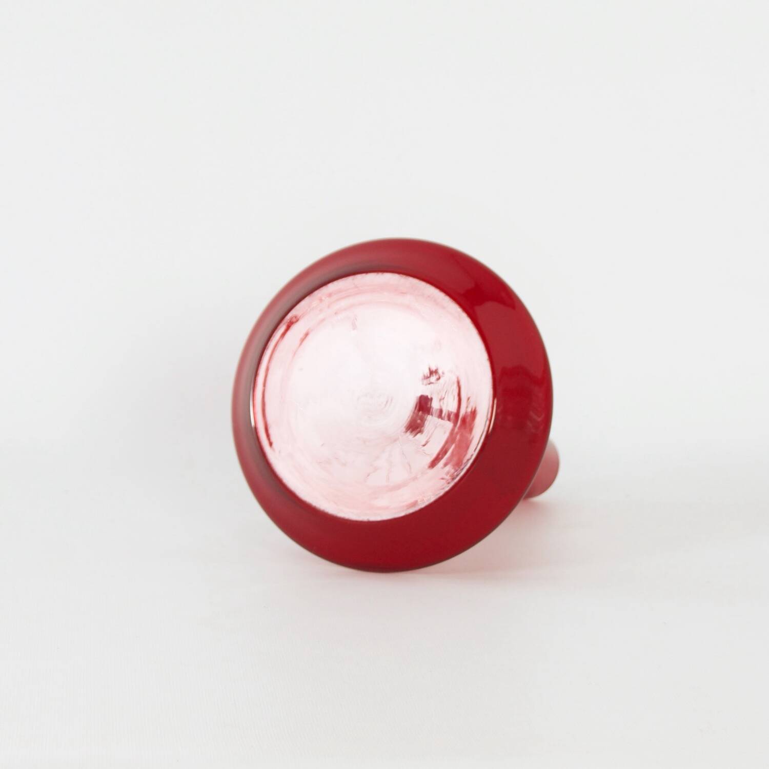 Red Vase from the Industrial Series by A.D. Copier for Glasfabriek Leerdam, 1960s | Largest Version