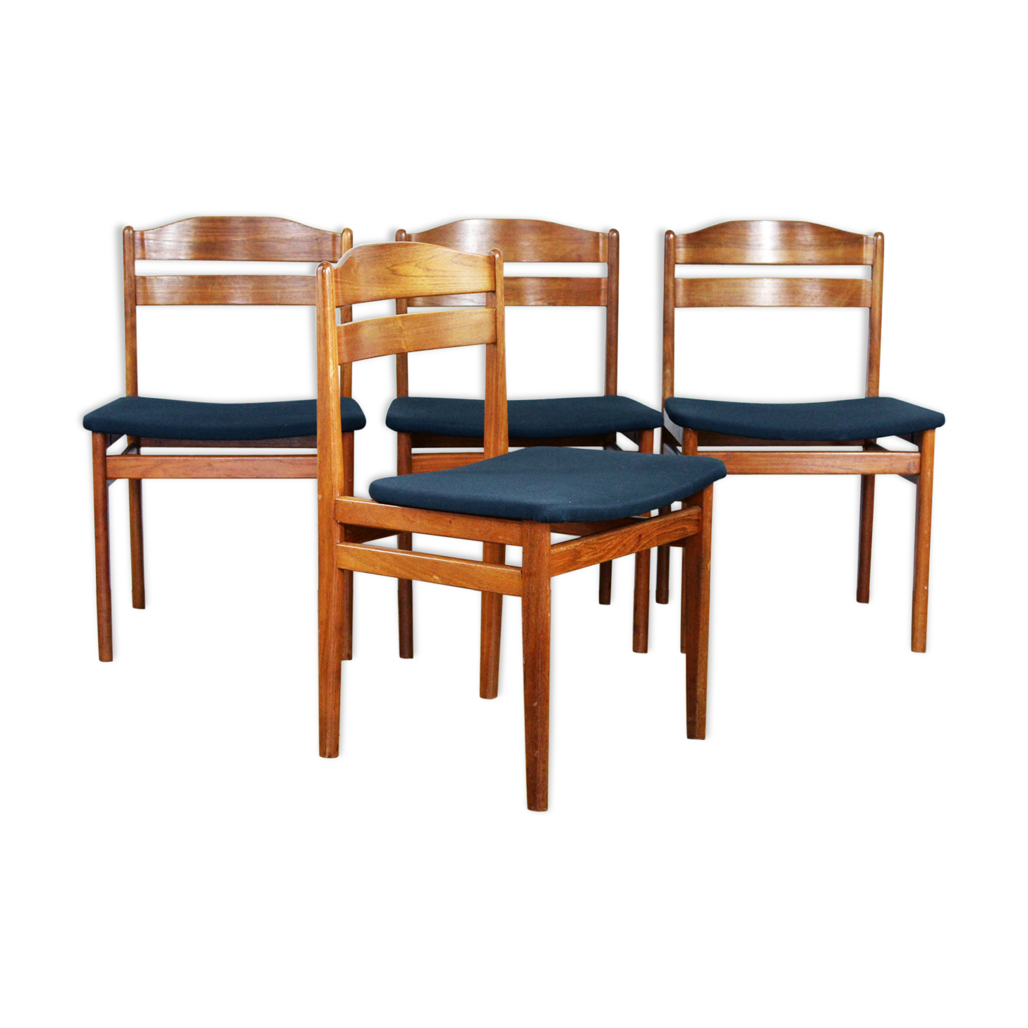 Set of 4 chairs teak