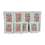Lot 8 portes anciennes pour placards sapin massif