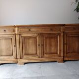 Louis Philippe style sideboard in solid cherry wood
