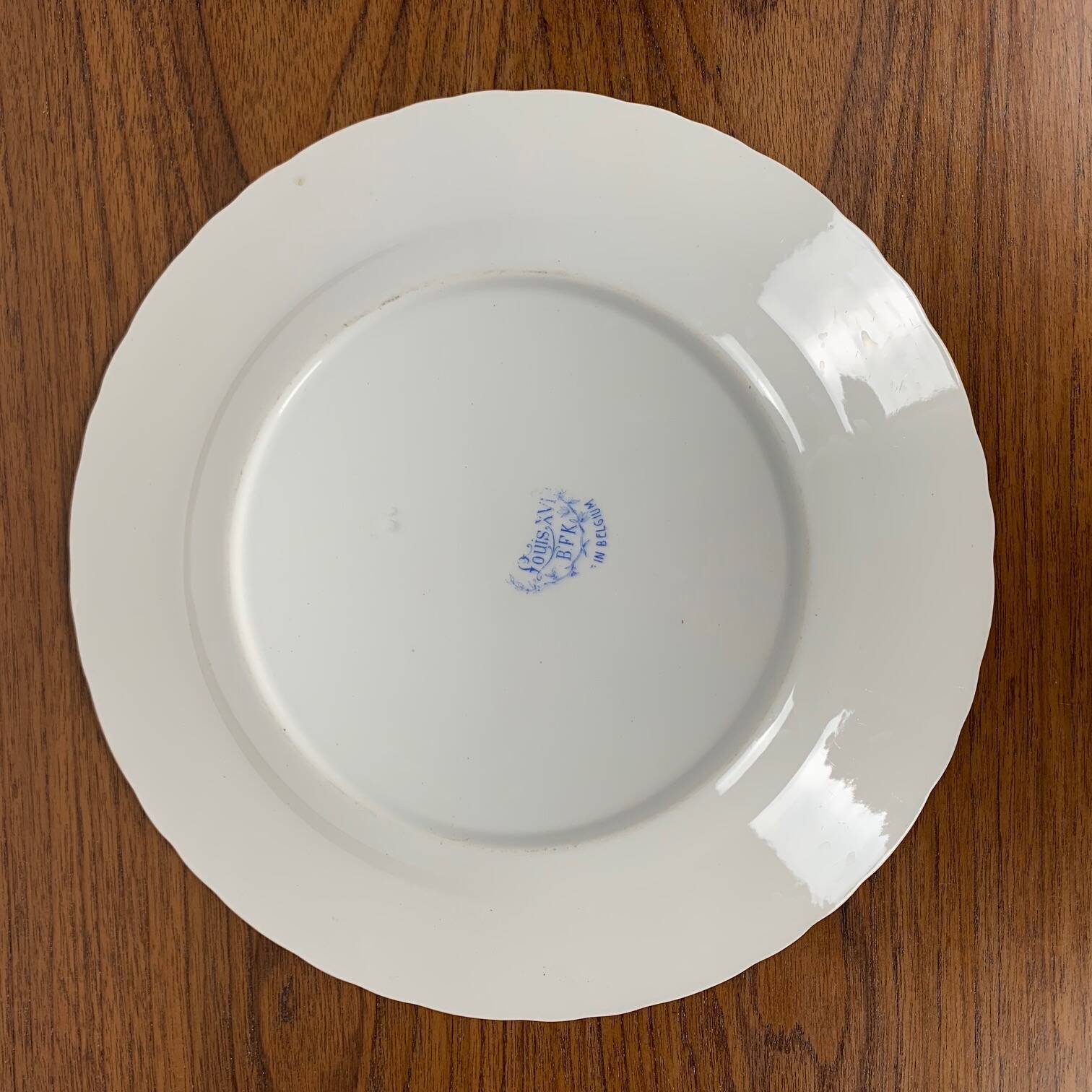 Antique Louis XVI cake dish, BFK, Belgium