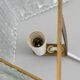 Orrefors Wall Sconces / Wall Lanterns Glass and Brass. Sweden 1960.
