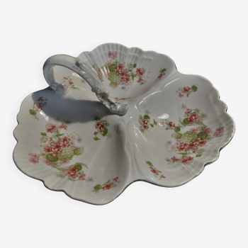 Servant dish beggar flowered porcelain early twentieth century