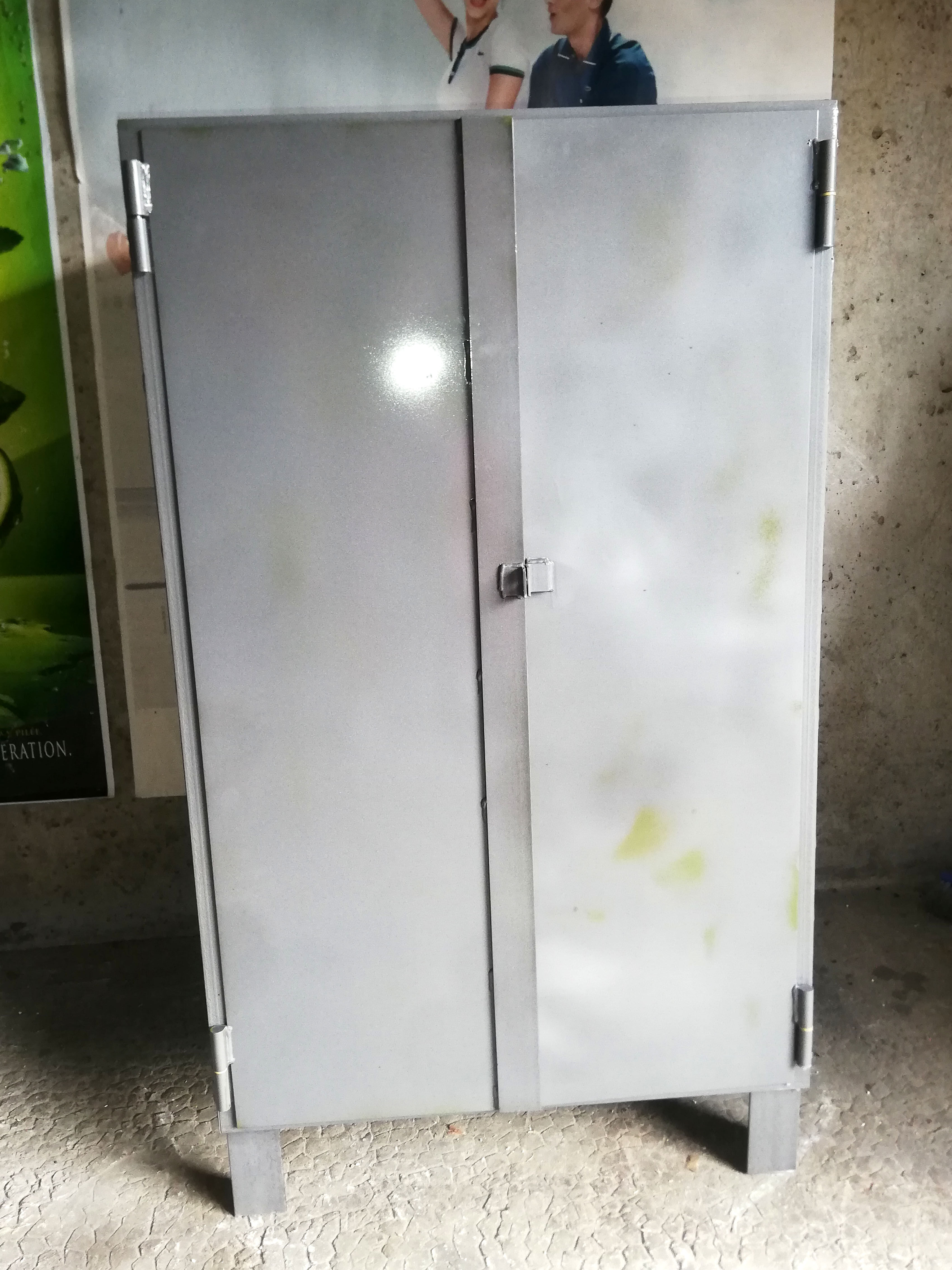 Industrial cabinet in varnished metal