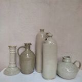 Set of sandstone bottles and pitchers