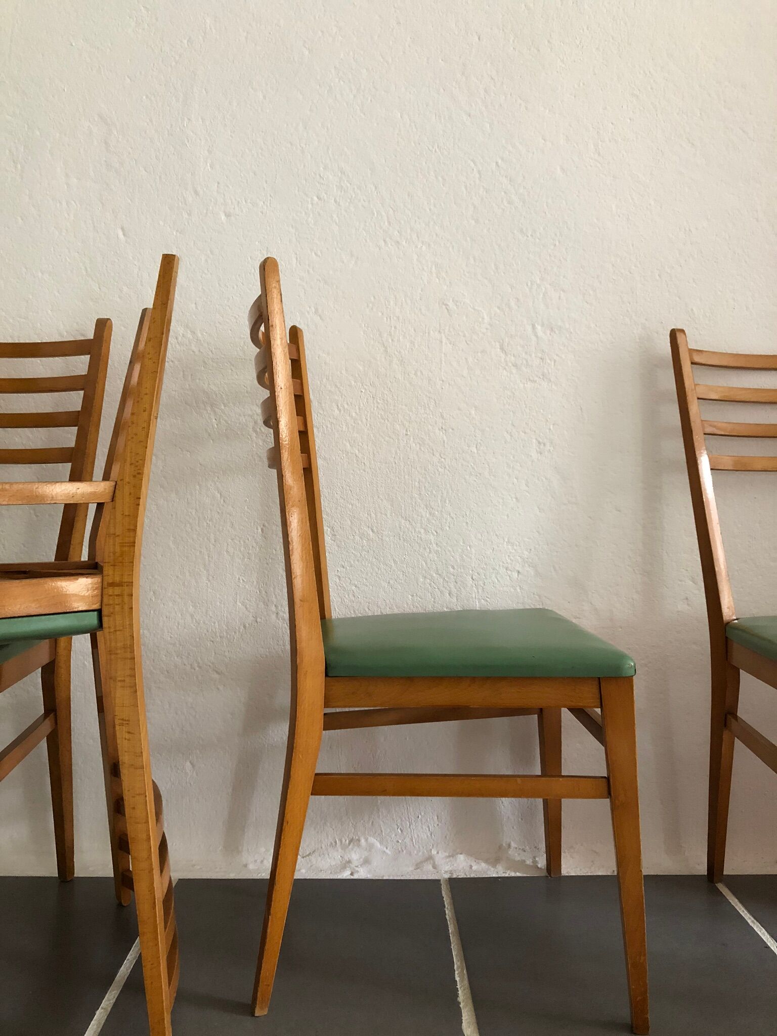 4 vintage chairs 60