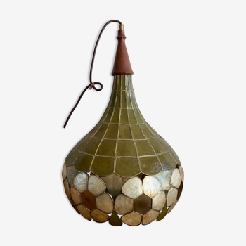 Mother-of-pearl ceiling lamp