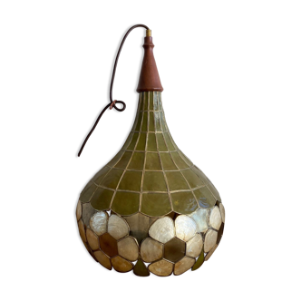 Mother-of-pearl ceiling lamp