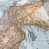 Türkiye vintage map of Asia