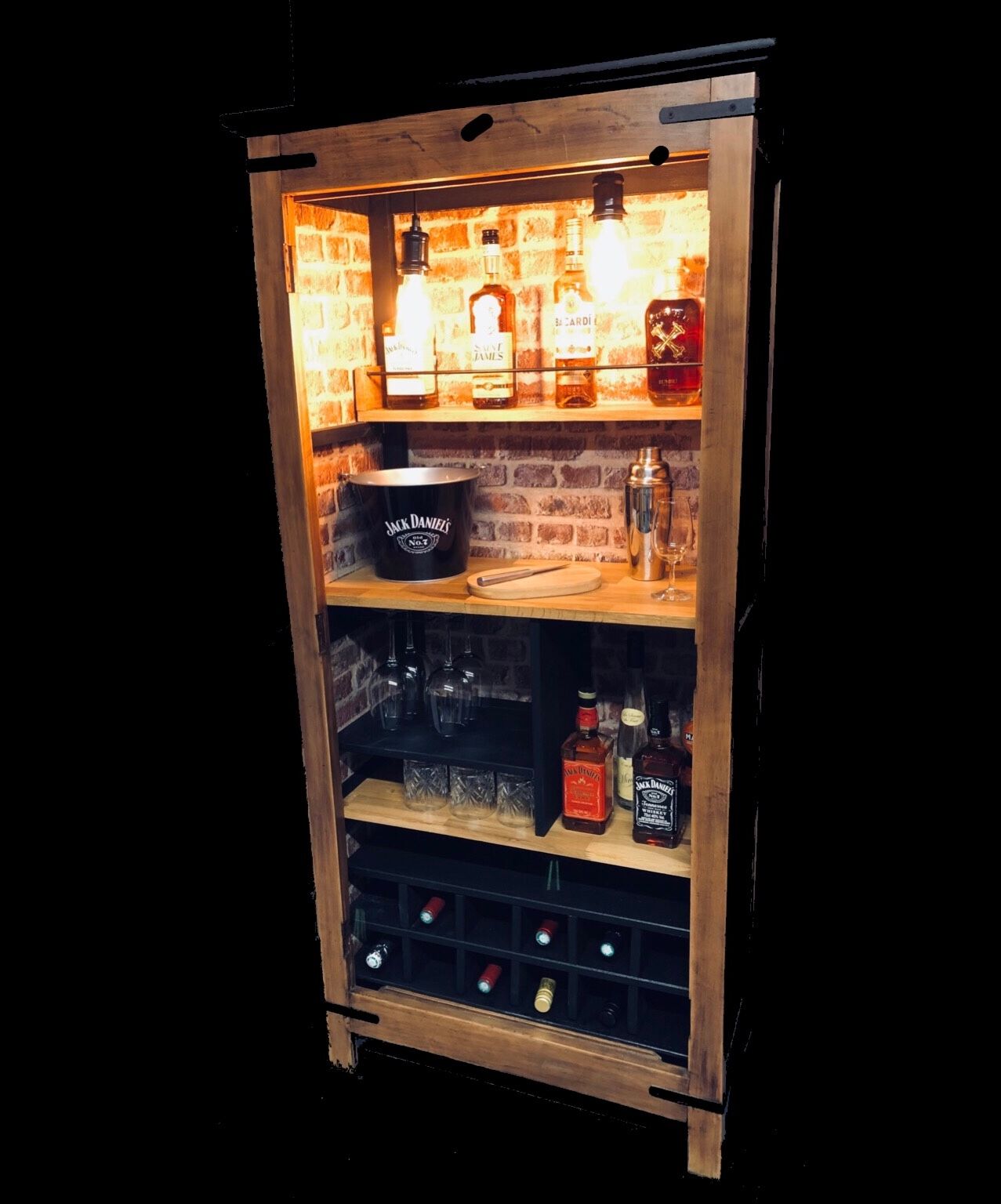Meuble bar style industriel