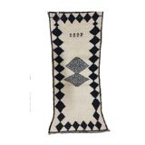 Handmade moroccan berber rug 231 x 95
