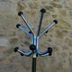 Standing coat rack in metal chrome 1950