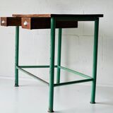 Vintage industrial console with drawers