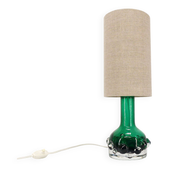 Lampe scandinave brutaliste Kosta en verre Hans-Owe Sandeberg Suède 1960