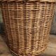 Vintage french cylindrical basket