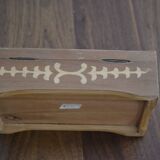 Marquetry wooden box