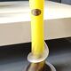 Floral design vase. Signed Verrerie d'Art de Toul. Unique piece, 27 cm