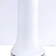 Pied de lampe opaline frise fleurs stylisées années 70