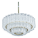 Glass and Brass Chandelier from Doria Leuchten, 1960s